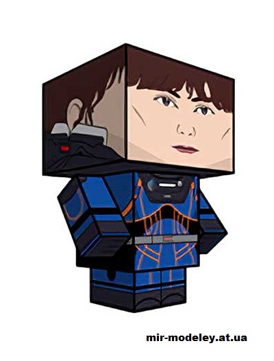 №15965 - Elizabeth Shaw (cubeecraft) из бумаги