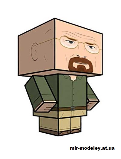 №15953 - Walter White (cubeecraft) из бумаги