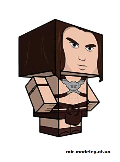 №15982 - John Carter (cubeecraft) из бумаги