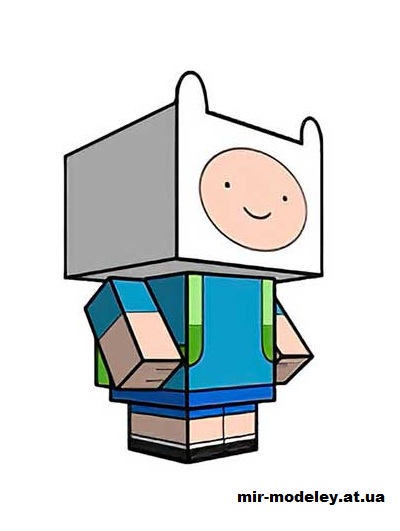 №15987 - Finn (cubeecraft) из бумаги