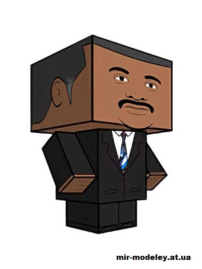 №15978 - Neil deGrasse Tyson (cubeecraft) из бумаги