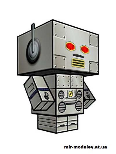 №15973 - Intergalactic Robot (cubeecraft) из бумаги