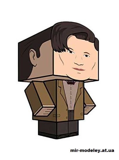 №15944 - The Eleventh Doctor (cubeecraft) из бумаги
