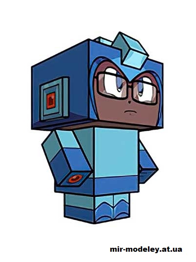 №15954 - Mega Ran (cubeecraft) из бумаги