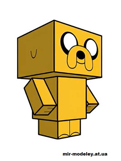 №15986 - Jake (cubeecraft) из бумаги