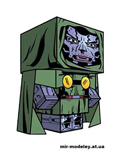 №15972 - Doctor Doom (cubeecraft) из бумаги