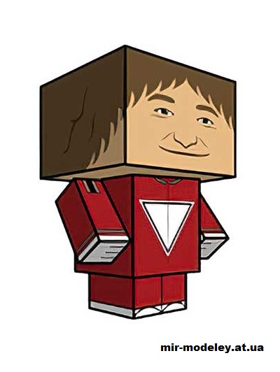 №15909 - Mork from Ork (cubeecraft) из бумаги