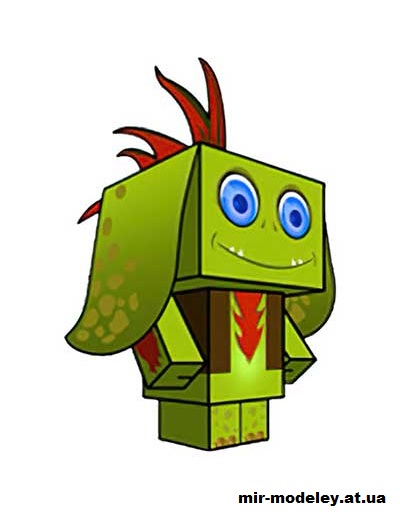 №15952 - H'earring (cubeecraft) из бумаги