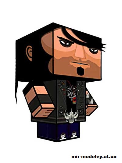№15901 - Eddie Riggs (cubeecraft) из бумаги