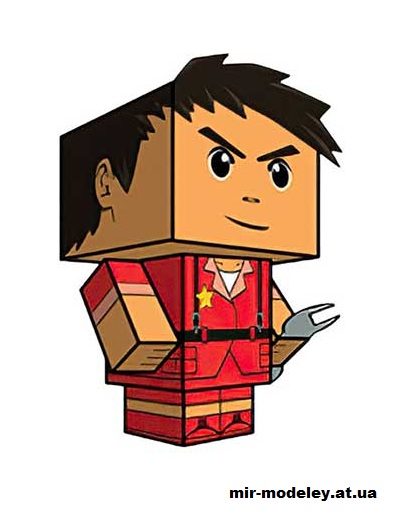 №15903 - Andy (cubeecraft) из бумаги