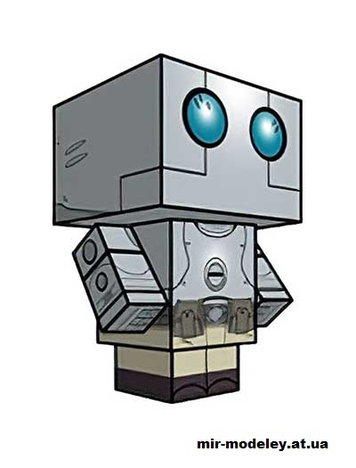 №15966 - Atomic Robo (cubeecraft) из бумаги