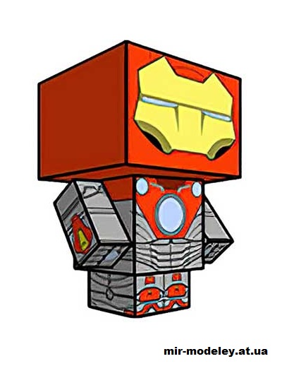 №15935 - Ultimate Iron Man (cubeecraft) из бумаги
