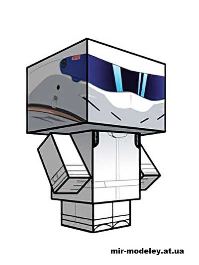 №15950 - The Stig (cubeecraft) из бумаги