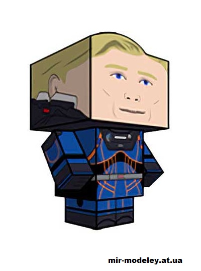 №15963 - David (cubeecraft) из бумаги