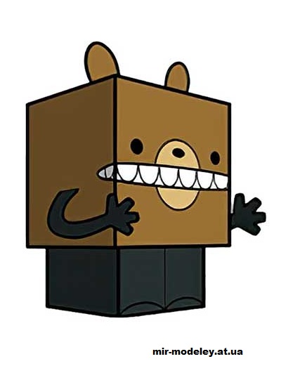 №16068 - Beartato (cubeecraft) из бумаги