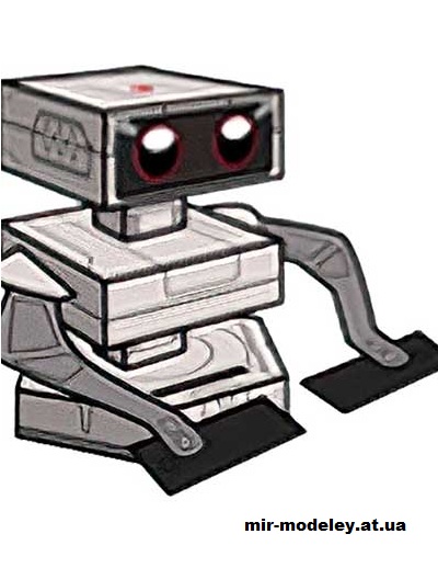 №16031 - R.O.B. (cubeecraft) из бумаги