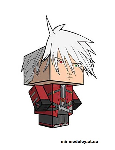 №16077 - Ragna (cubeecraft) из бумаги