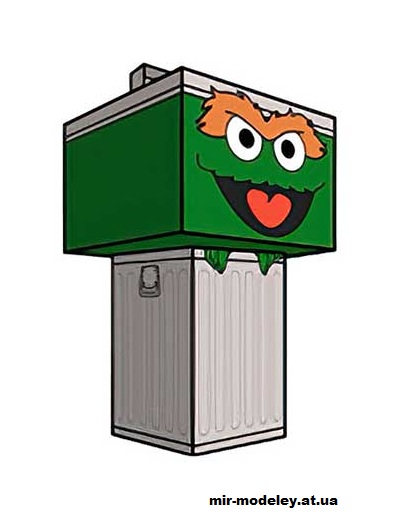 №16070 - Oscar (cubeecraft) из бумаги