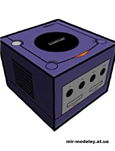 №16052 - Gamecube (cubeecraft) из бумаги