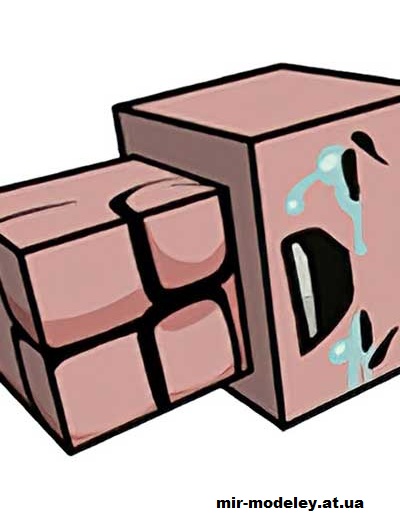 №16001 - Isaac (cubeecraft) из бумаги