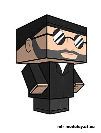 №16048 - Léon (cubeecraft) из бумаги