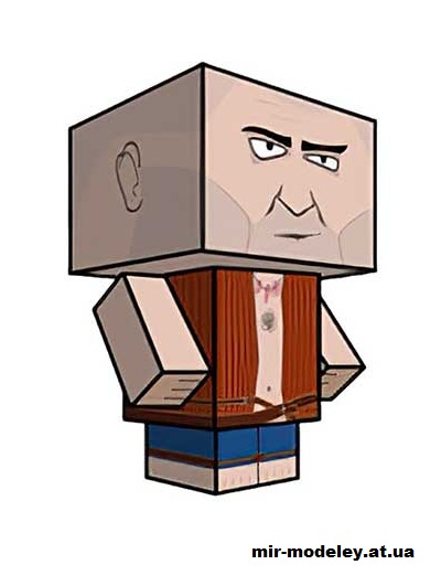 №16041 - Prisoner (cubeecraft) из бумаги