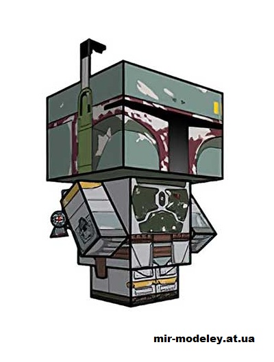 №16016 - Boba Fett (cubeecraft) из бумаги