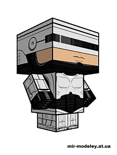 №15999 - Robocop (cubeecraft) из бумаги