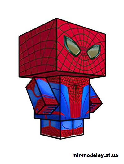№16009 - Spider-Man (2012 movie) (cubeecraft) из бумаги