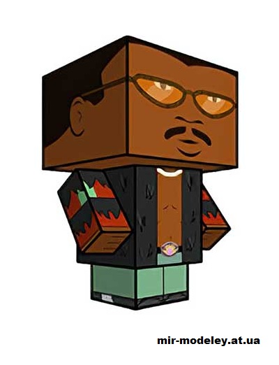 №16047 - Pootie Tang (cubeecraft) из бумаги