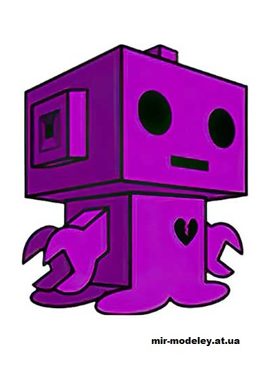 №16092 - Birthday Massacre Robot (cubeecraft) из бумаги