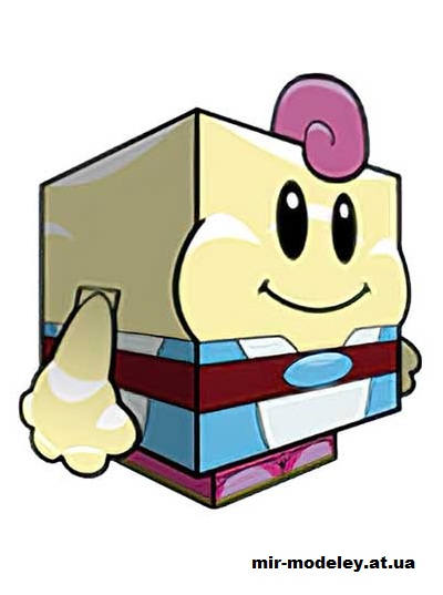 №16013 - Mallow (cubeecraft) из бумаги