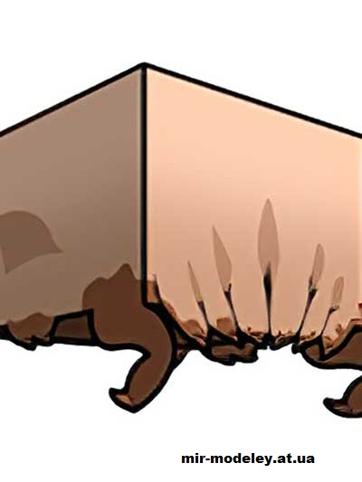 №16049 - Headcrab (cubeecraft) из бумаги
