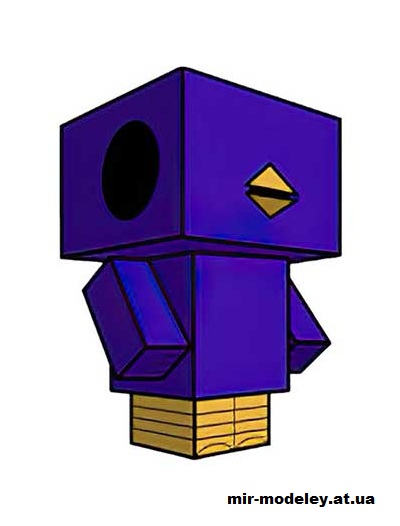 №16053 - Reginald (cubeecraft) из бумаги
