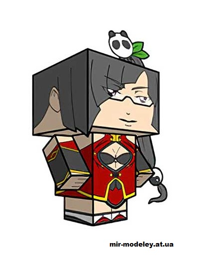 №16074 - Litchi (cubeecraft) из бумаги