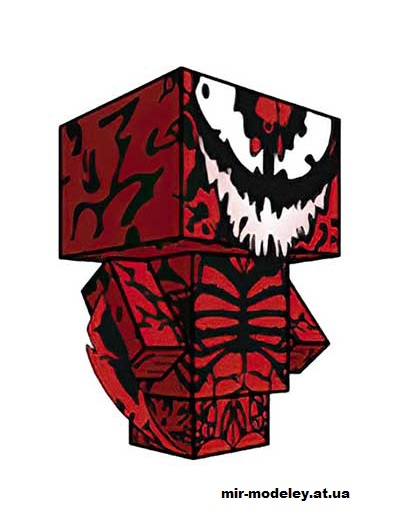 №16089 - Carnage (cubeecraft) из бумаги