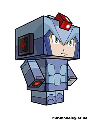 №16007 - Megaman X (cubeecraft) из бумаги