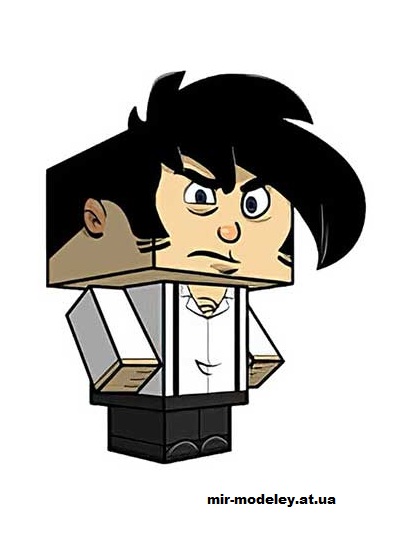 №16084 - Gabe (OTRSPOD version) (cubeecraft) из бумаги