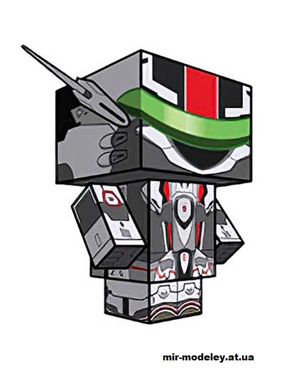 №16087 - VF-25F Messiah (cubeecraft) из бумаги