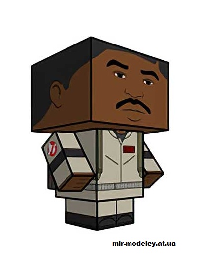№16118 - Winston Zeddemore (cubeecraft) из бумаги