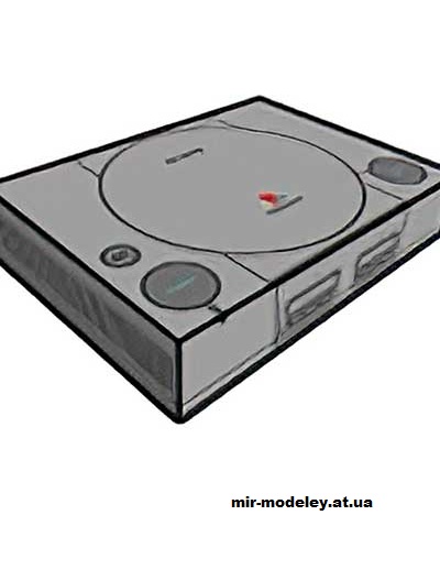 №16101 - Playstation (cubeecraft) из бумаги
