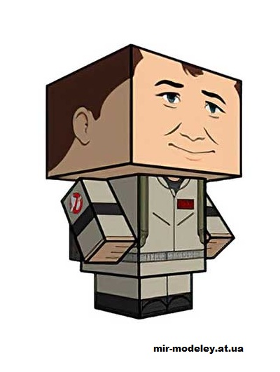 №16120 - Peter Venkman (cubeecraft) из бумаги