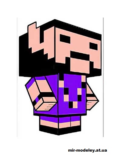 №16161 - Error (cubeecraft) из бумаги