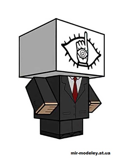 №16095 - Tomodachi (Friend) (cubeecraft) из бумаги