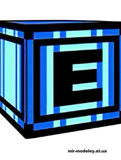 №16111 - E-Tank (cubeecraft) из бумаги