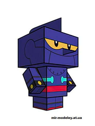 №16149 - Gigantor (Tetsujin 28-go) (cubeecraft) из бумаги
