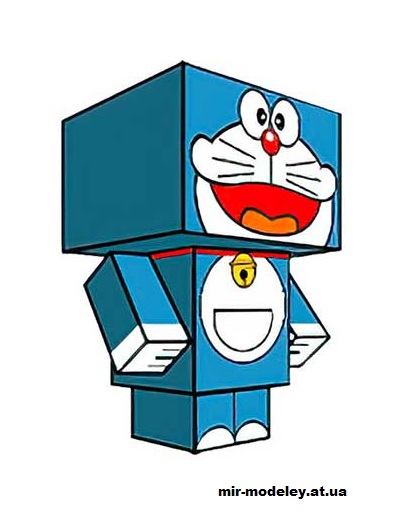 №16162 - Doraemon (cubeecraft) из бумаги