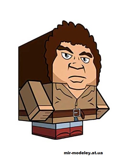 №16147 - Fezzik (cubeecraft) из бумаги