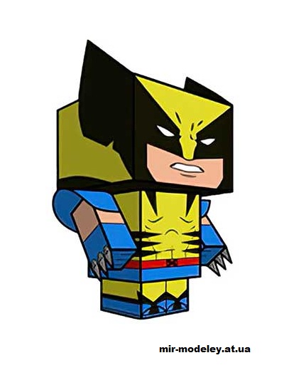 №16129 - Wolverine (cubeecraft) из бумаги