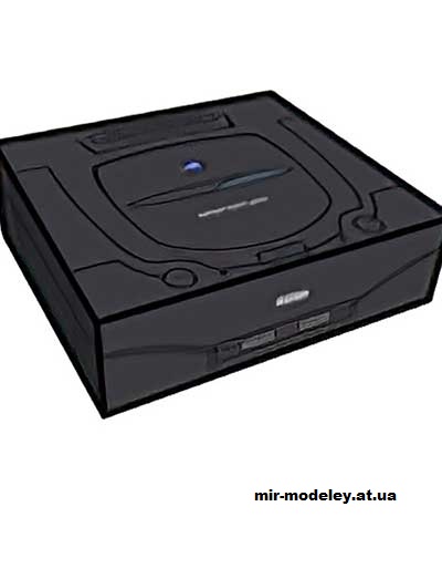 №16106 - Sega Saturn (cubeecraft) из бумаги